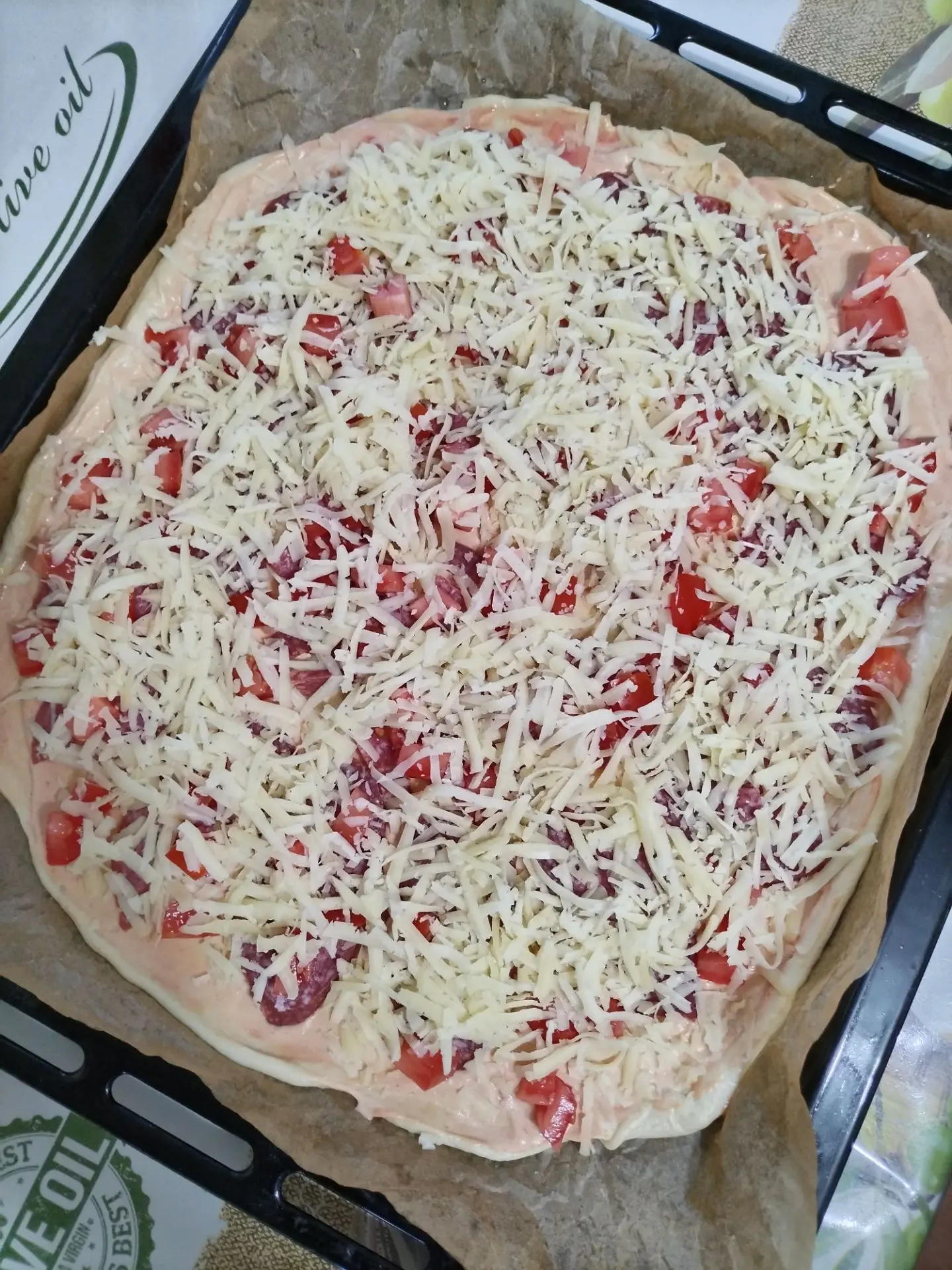 Пицца на ужин готова!🍕