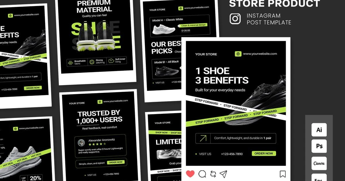 Store Product Instagram Post Template