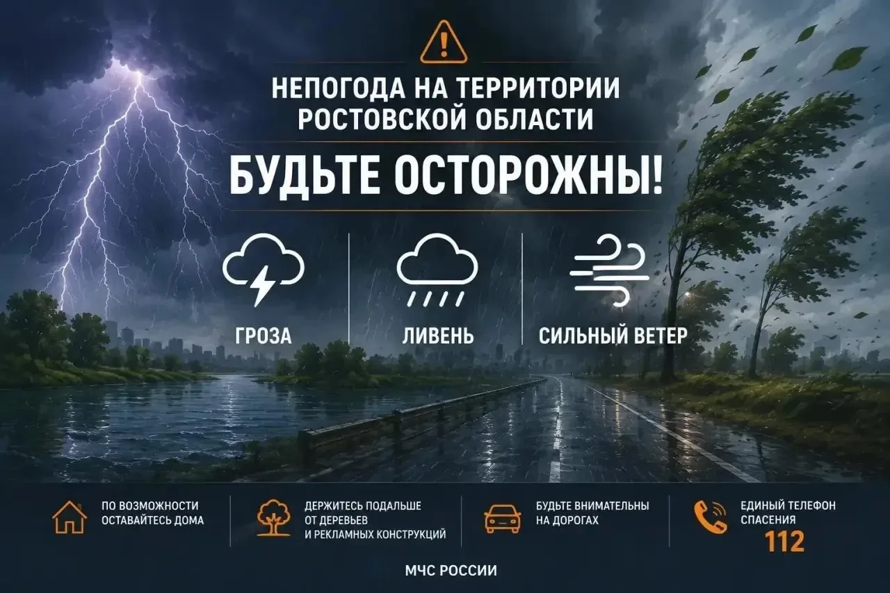 ⚡🌧️ ВНИМАНИЕ! ШТОРМОВОЕ ПРЕДУПРЕЖДЕНИЕ