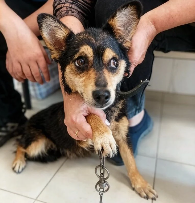 🐕 В ветеринарную клинику «Балашовская райСББЖ» поступила собака по кличке Найда с трав...