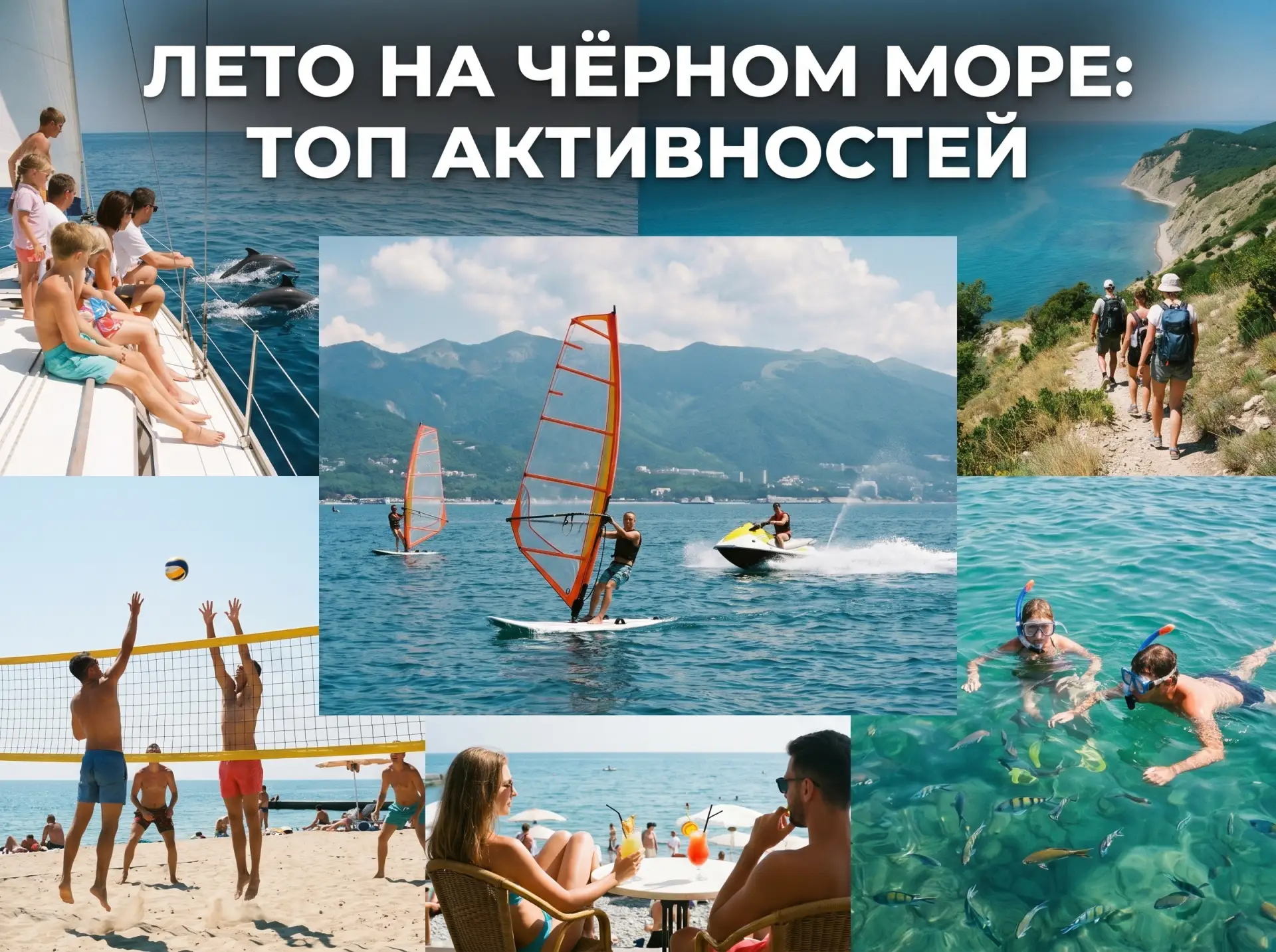 🌊 Лето на Чёрном море: топ активностей 🌊  

Ищете, чем заняться на морском побережье? Мы собрали с