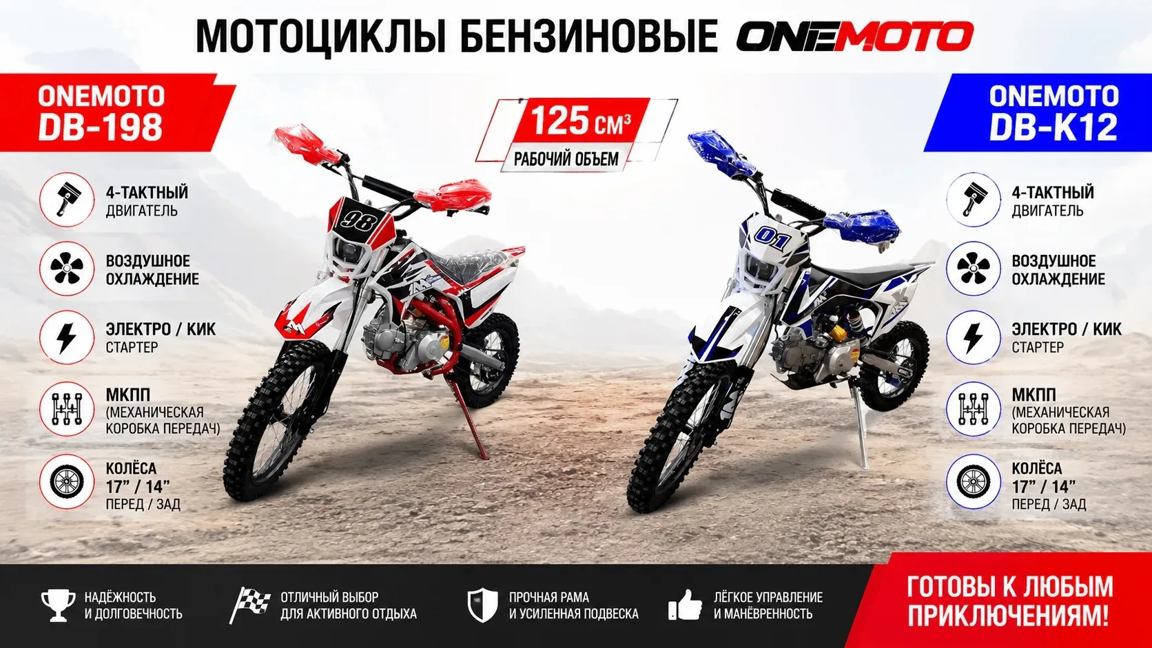 В продажу поступили питбайки OneMoto🔥