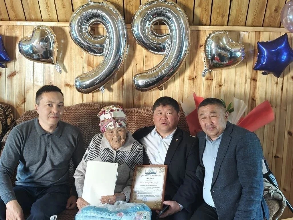 🎈Сегодня отмечает свой 99-й день рождения Енчинова Ольга Митрофановна, жительница с. У...