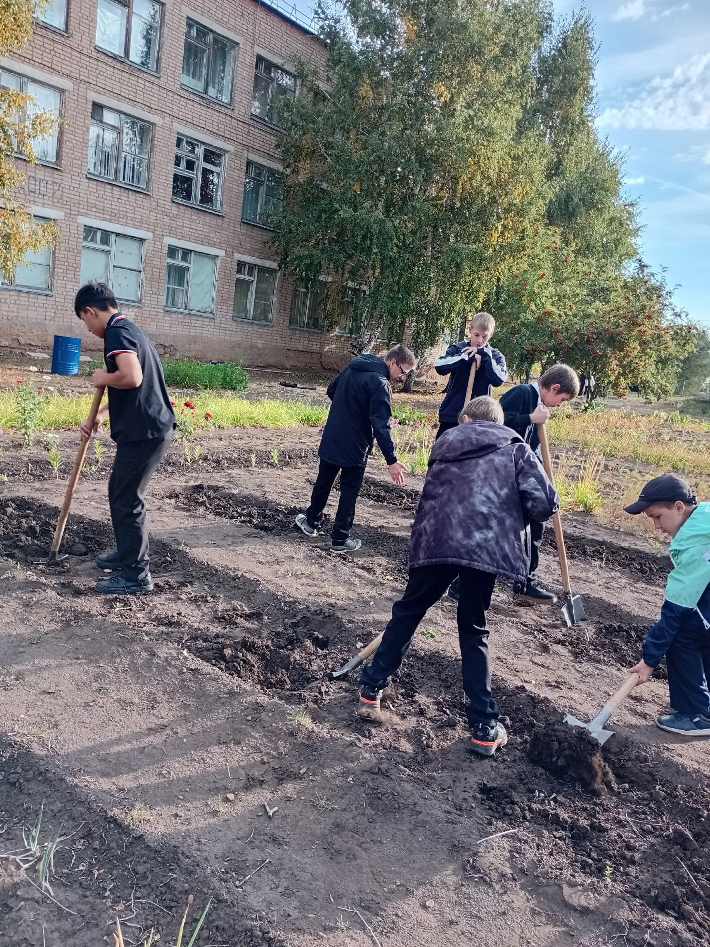 Школьный огород готов к зиме! 🍂 Подготовка пришкольного участка к холодам полностью за...