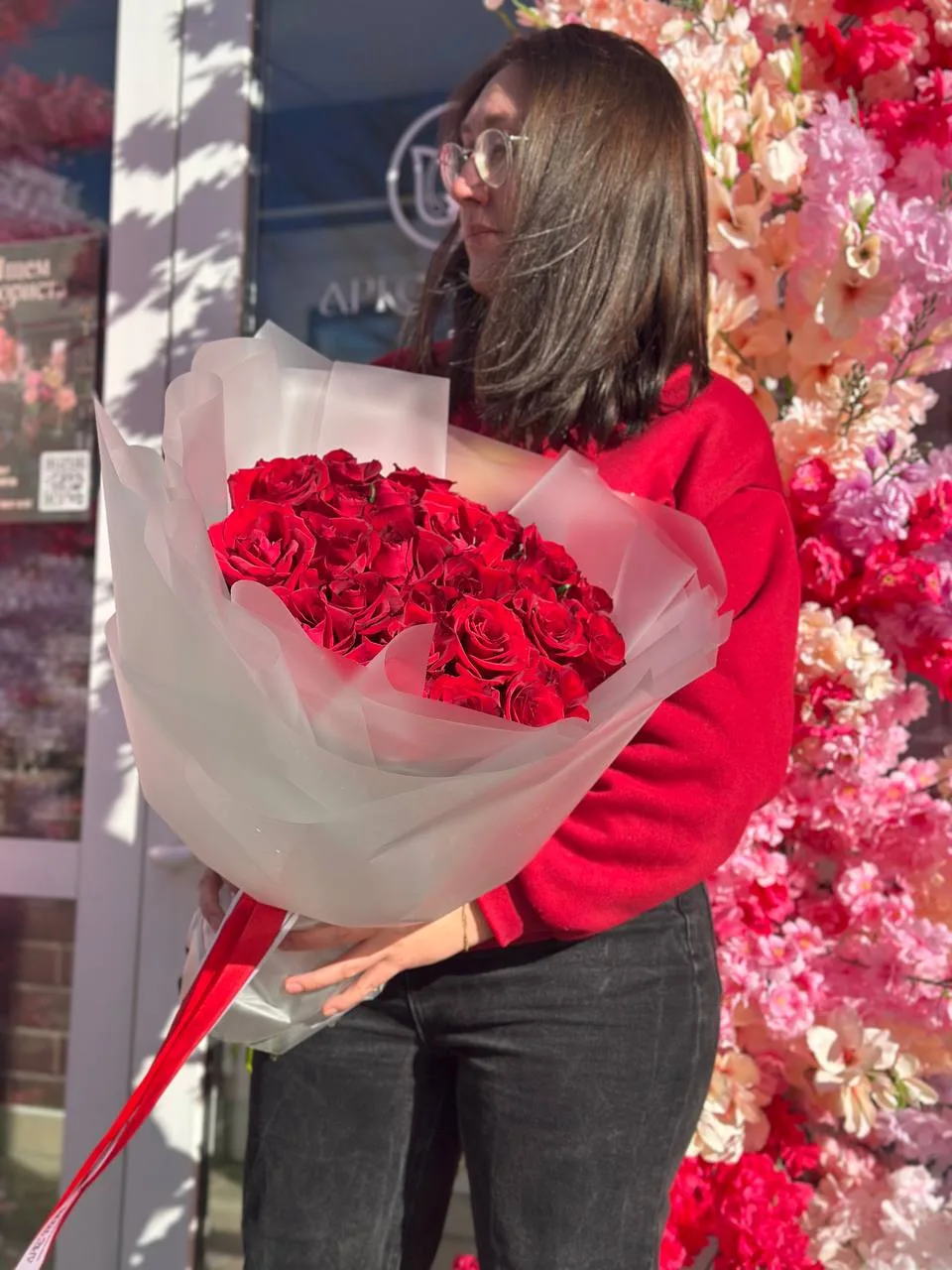 Букет из алых роз 4️⃣5️⃣6️⃣5️⃣🌹