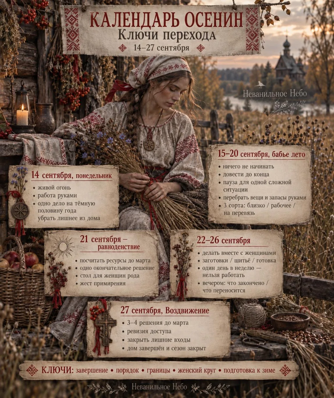 КАЛЕНДАРЬ ОСЕНИН