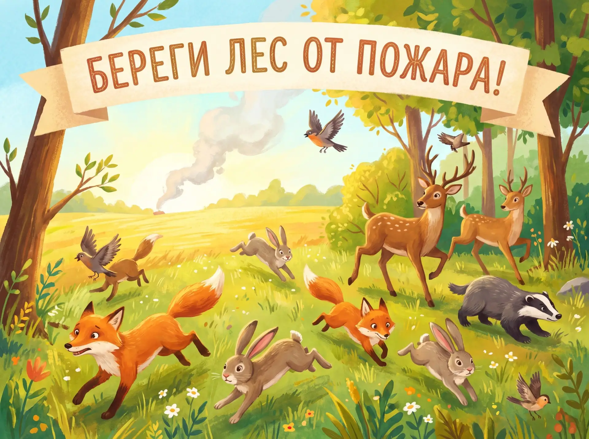 В середине лета природа особенно уязвима. Один неосторожный поступок — и зелёные просторы могут прев
