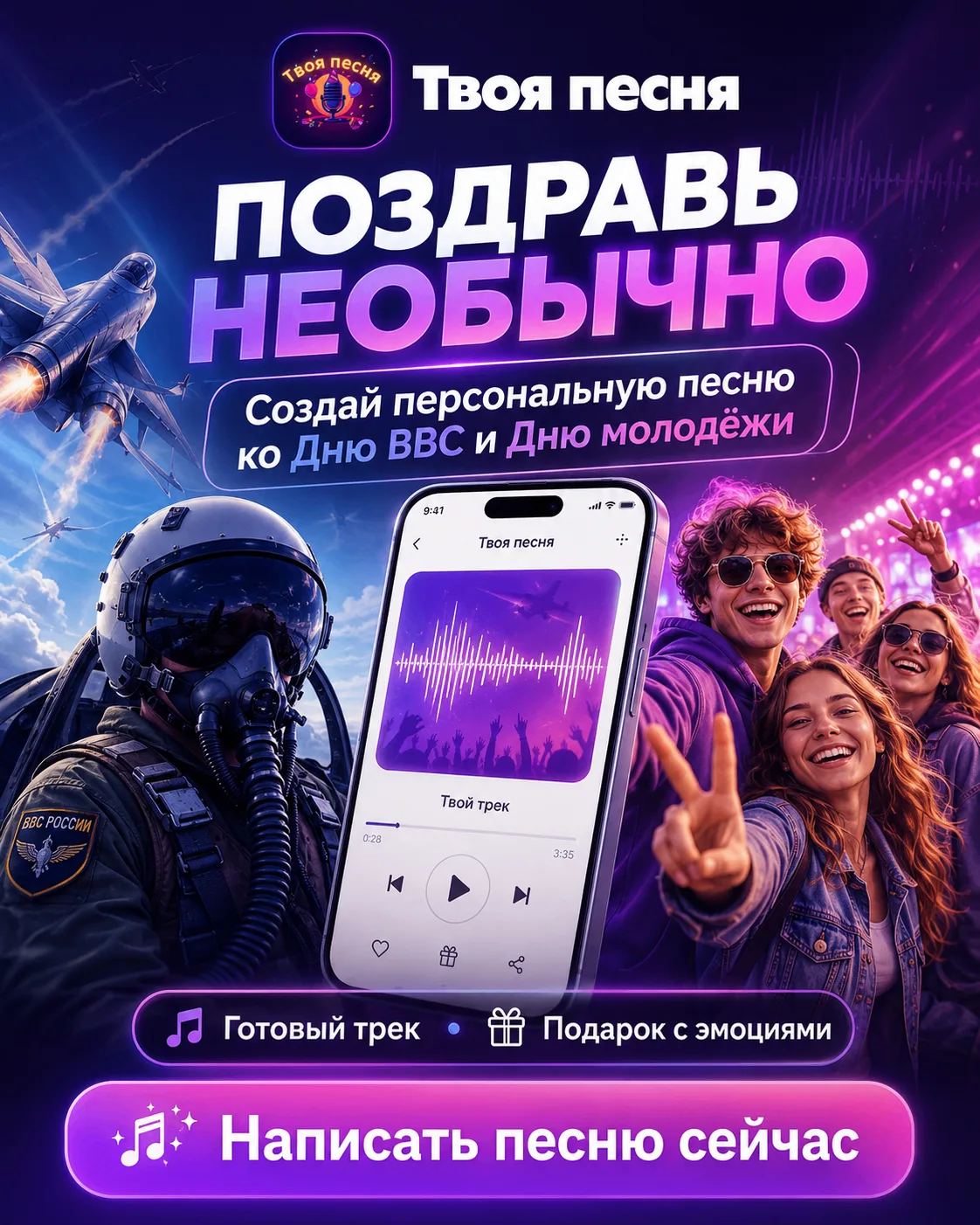 Сегодня редкий день: небо официально встречается с молодостью.