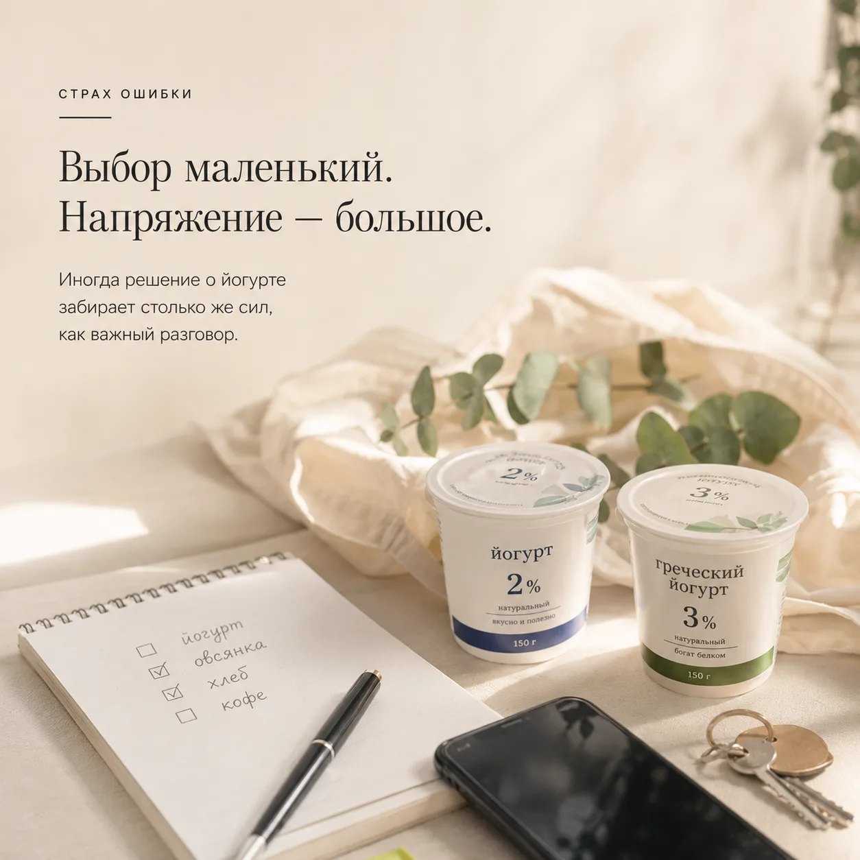 Когда обычный выбор забирает слишком много сил