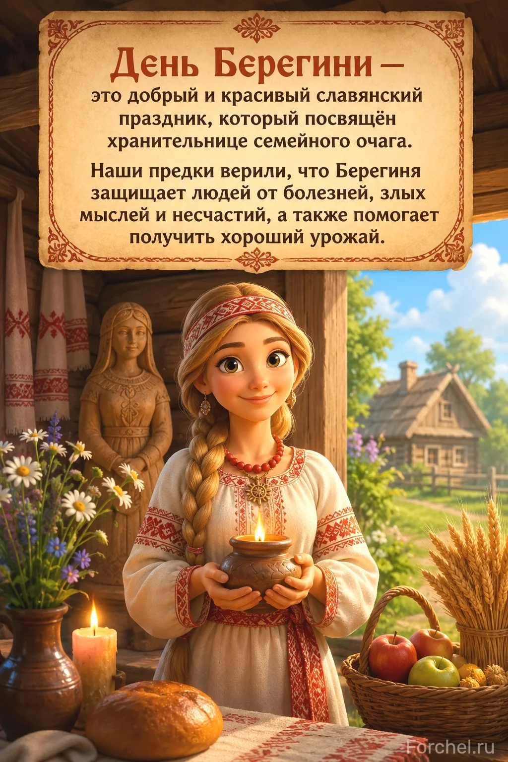 15 ИЮЛЯ - ДЕНЬ БЕРЕГИНИ
А как рассказать ребёнку об  этом празднике вы найдёте на нашем сайте в ВК �
