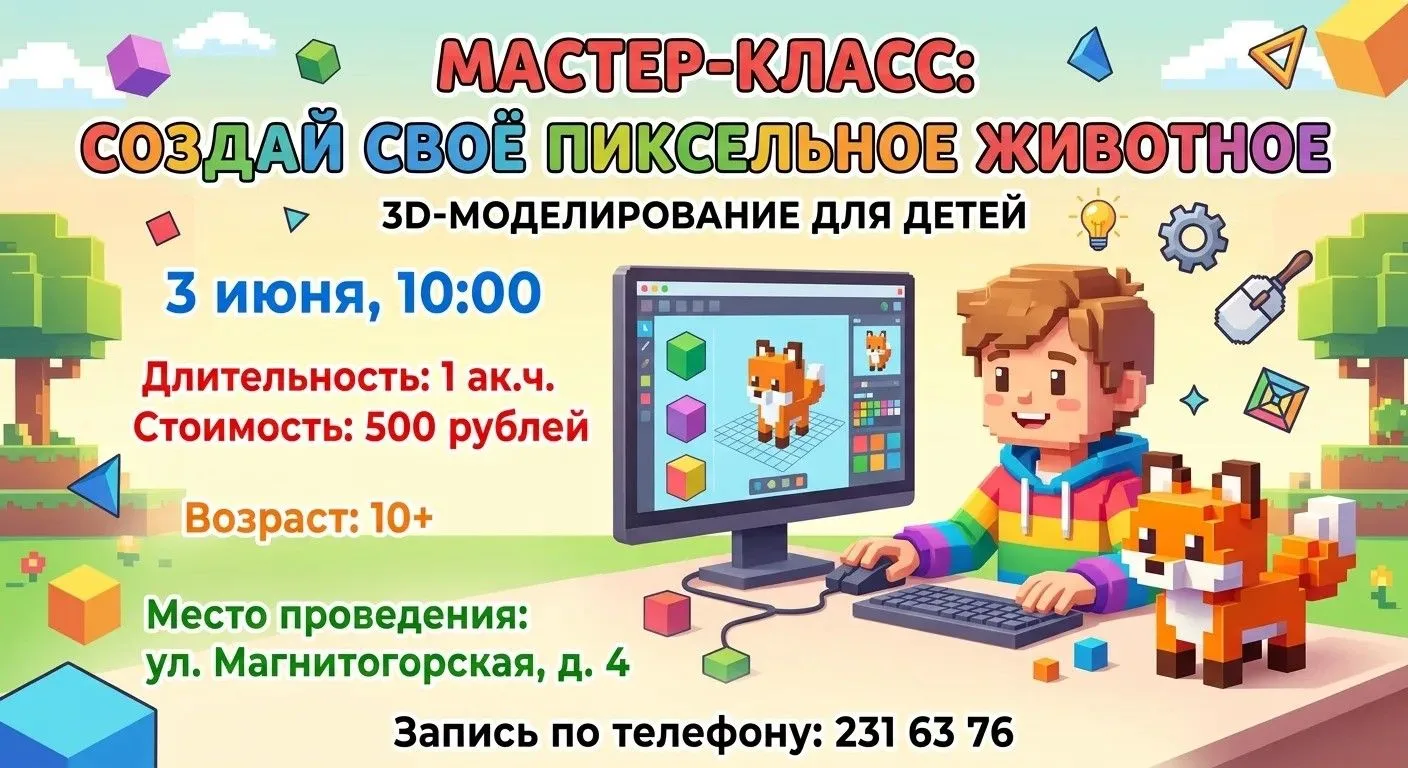 🦖🦧🐎«Создай своё животное из Minecraft»