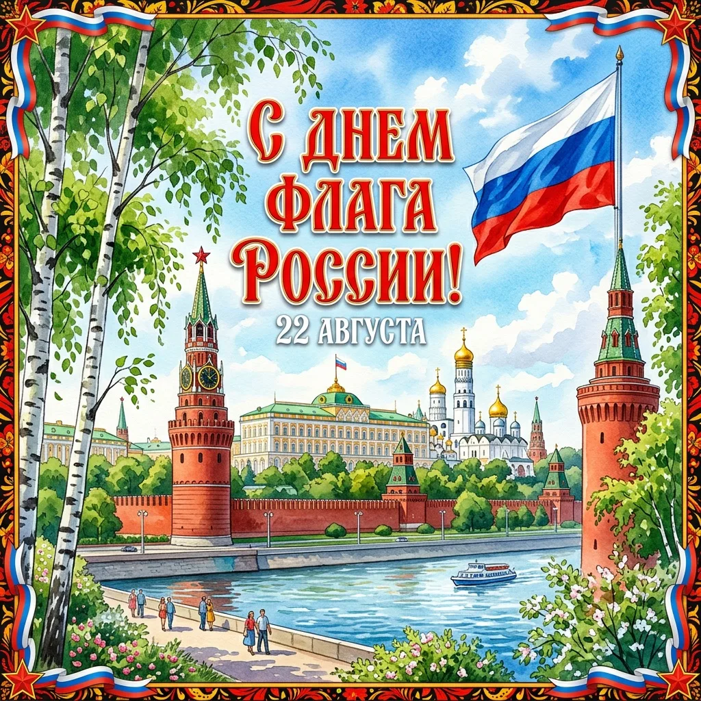 🎉 С Днём Государственного флага России! 🇷🇺