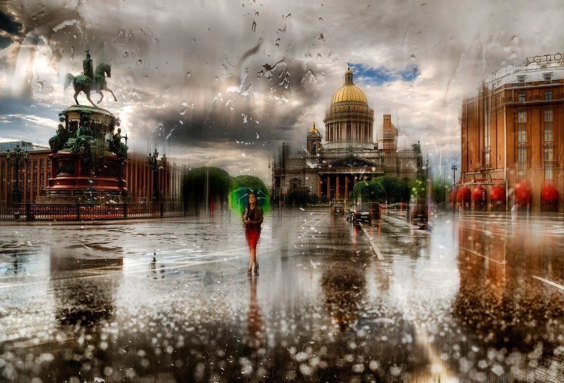Доброе утро, Петербург! ☕️🌧