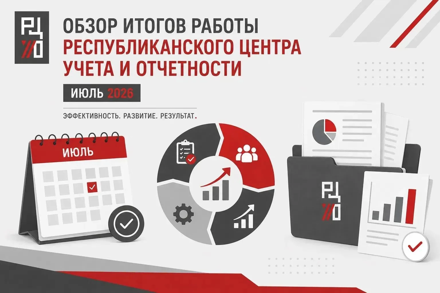 Обзор итогов работы КУ УР «РЦУиО» за июль