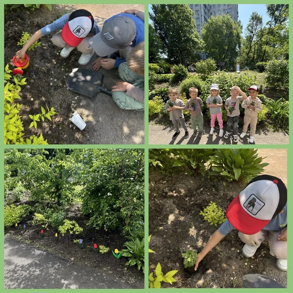 🧹🌱Мы весело трудимся на прогулочном участке, старшая группа «Дюймовочка», воспитатели Е.М. Шунько 