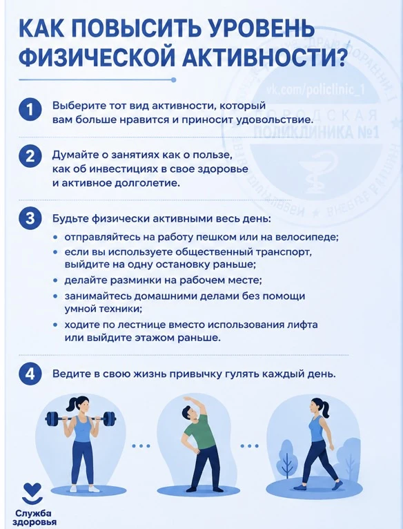 Хотите быть активнее? Это проще, чем кажется! 💪