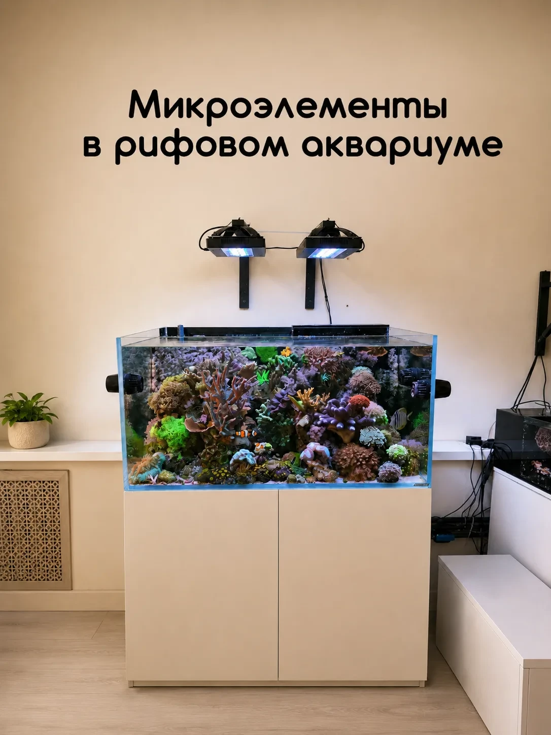 Железо, марганец и йод в рифовом аквариуме