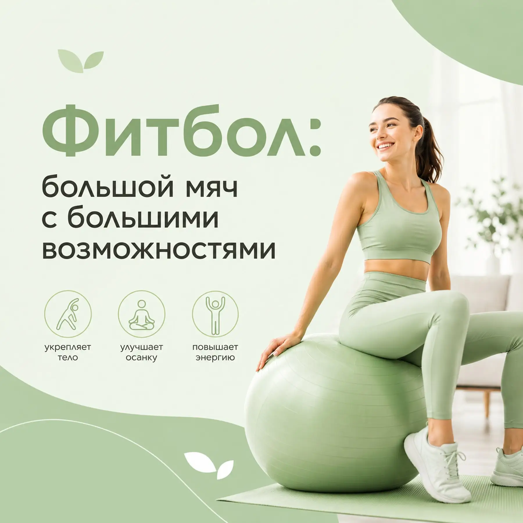 Фитбол вполне можно считать серьёзным инструментом для тренировок: он подходит и новичк...