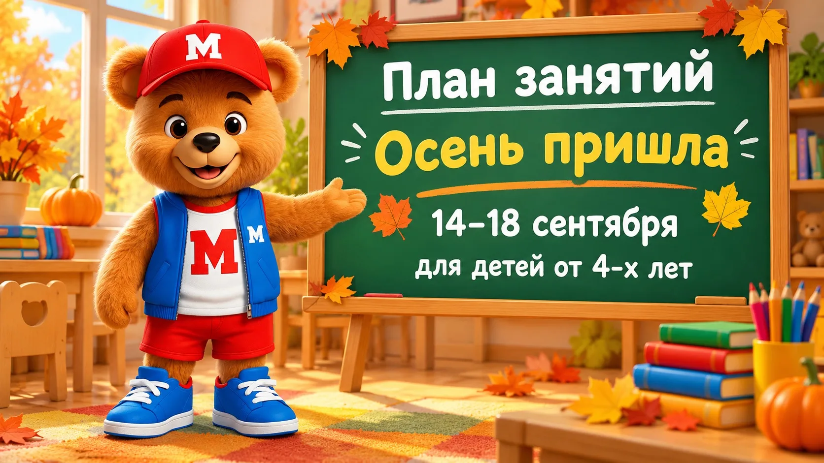 🐻🍂 Всё для недели «Осень пришла» уже загружено в закрытый канал «Кладовая педагога»!