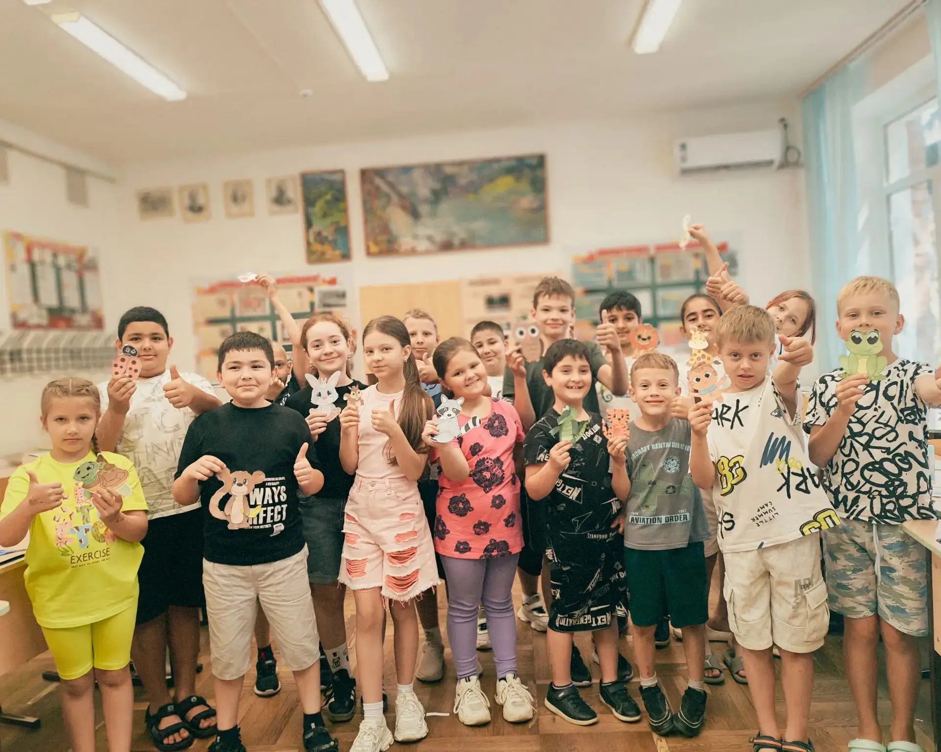 #Лето2026 #ЛагерьГородрадости2026
Поделка "Животные", 3 отряд