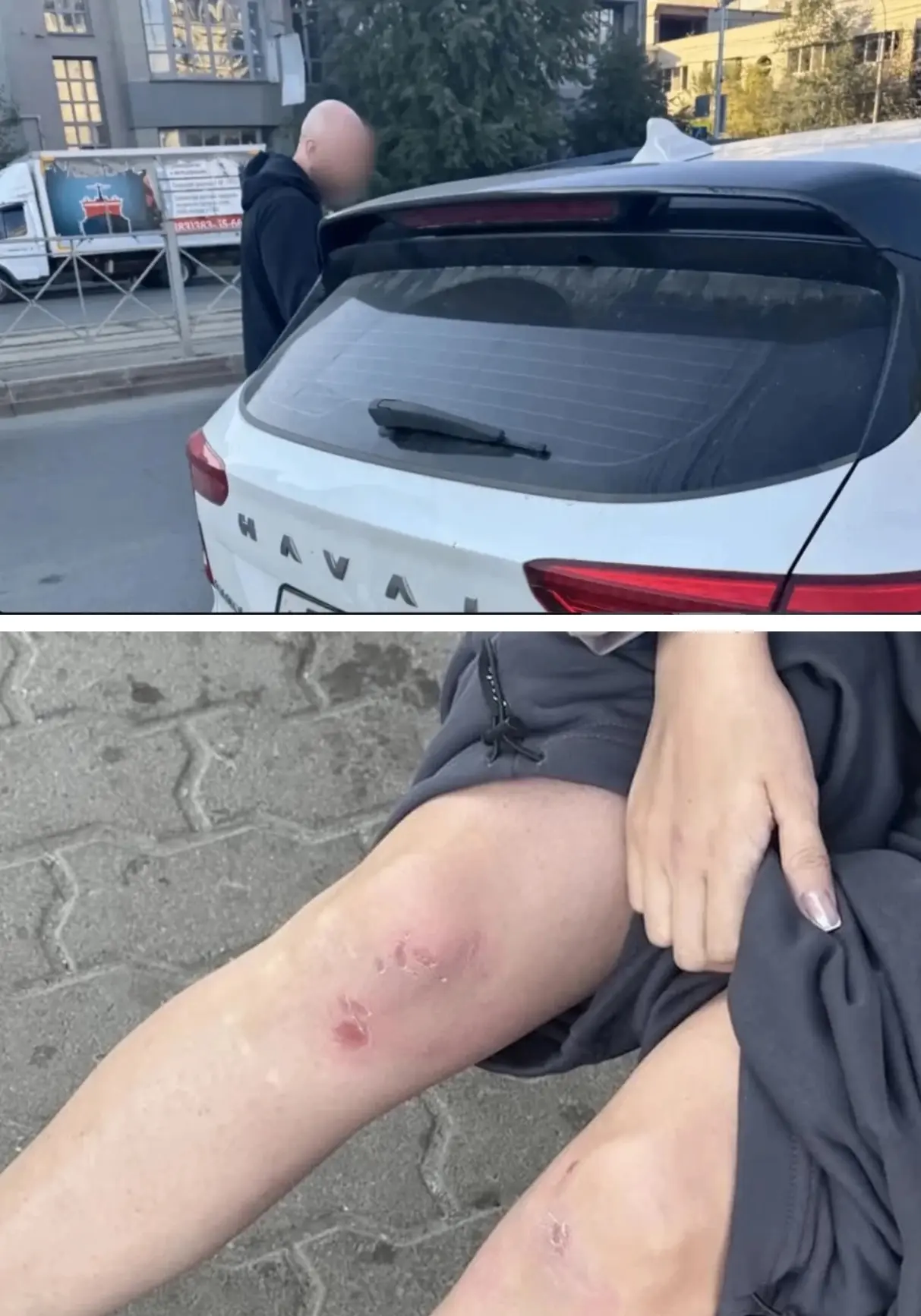 «Я разбила колени»: в Новосибирске водитель такси выбросил пассажирку из машины