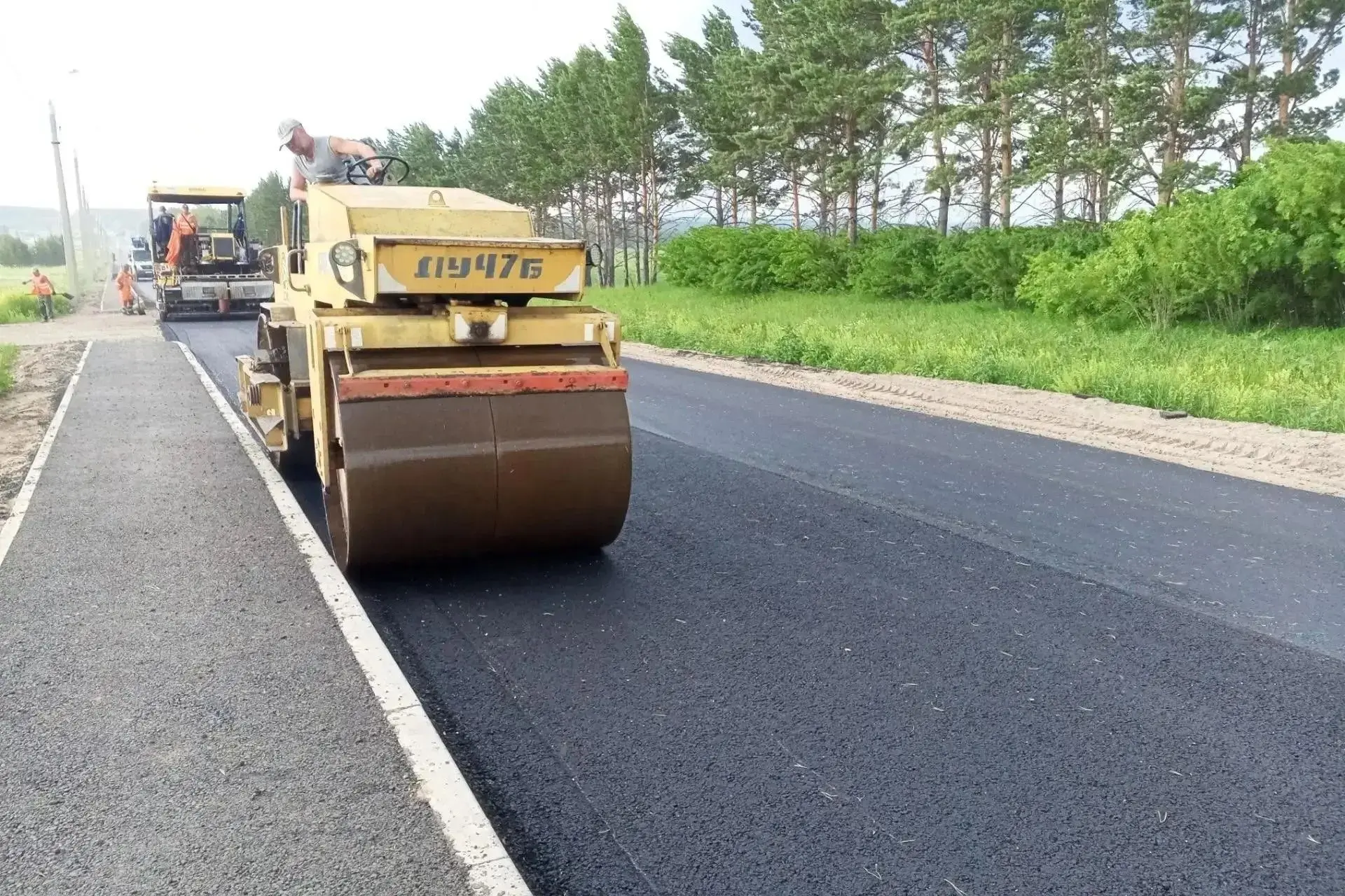 На автодороге Нижнеудинск – Порог ремонтируют участок длиной 2,6 км