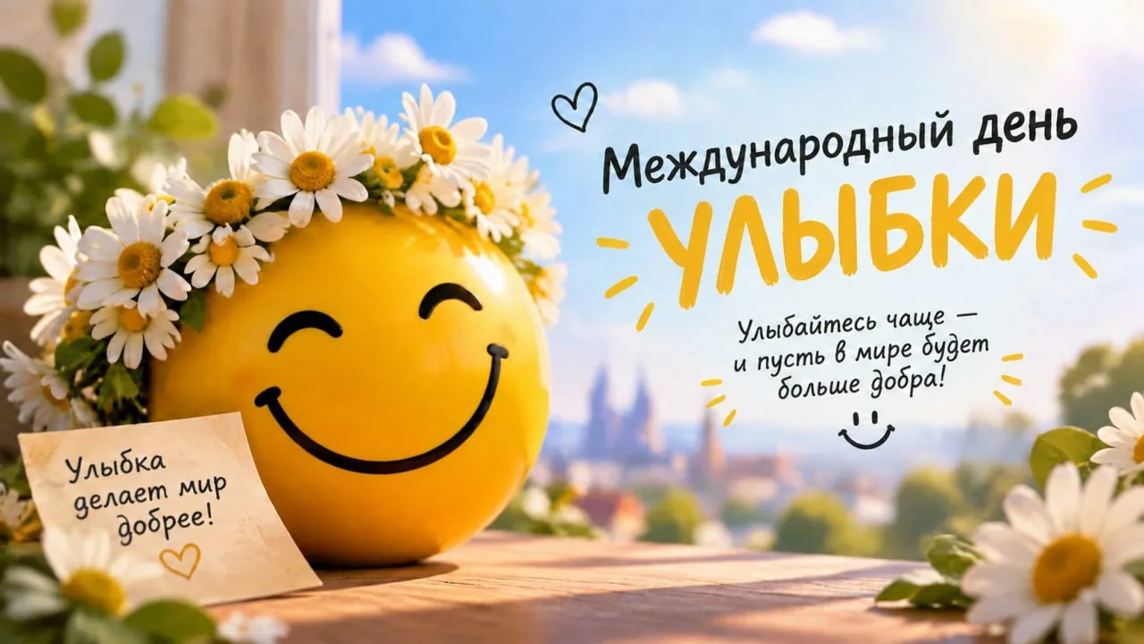 Сегодня Международный день улыбки!😁
