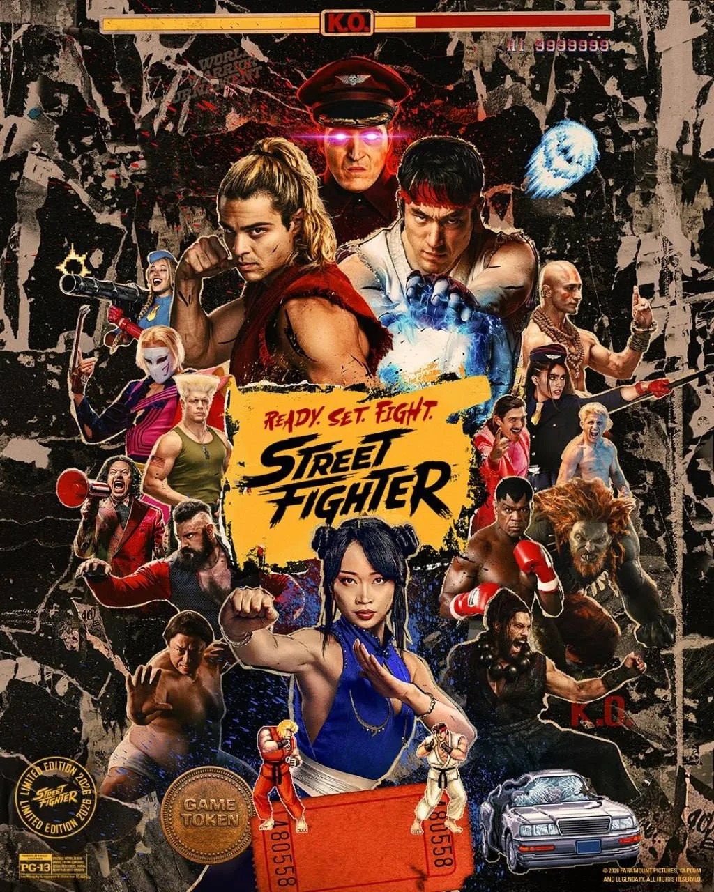 Постер кинофильма по Street Fighter.