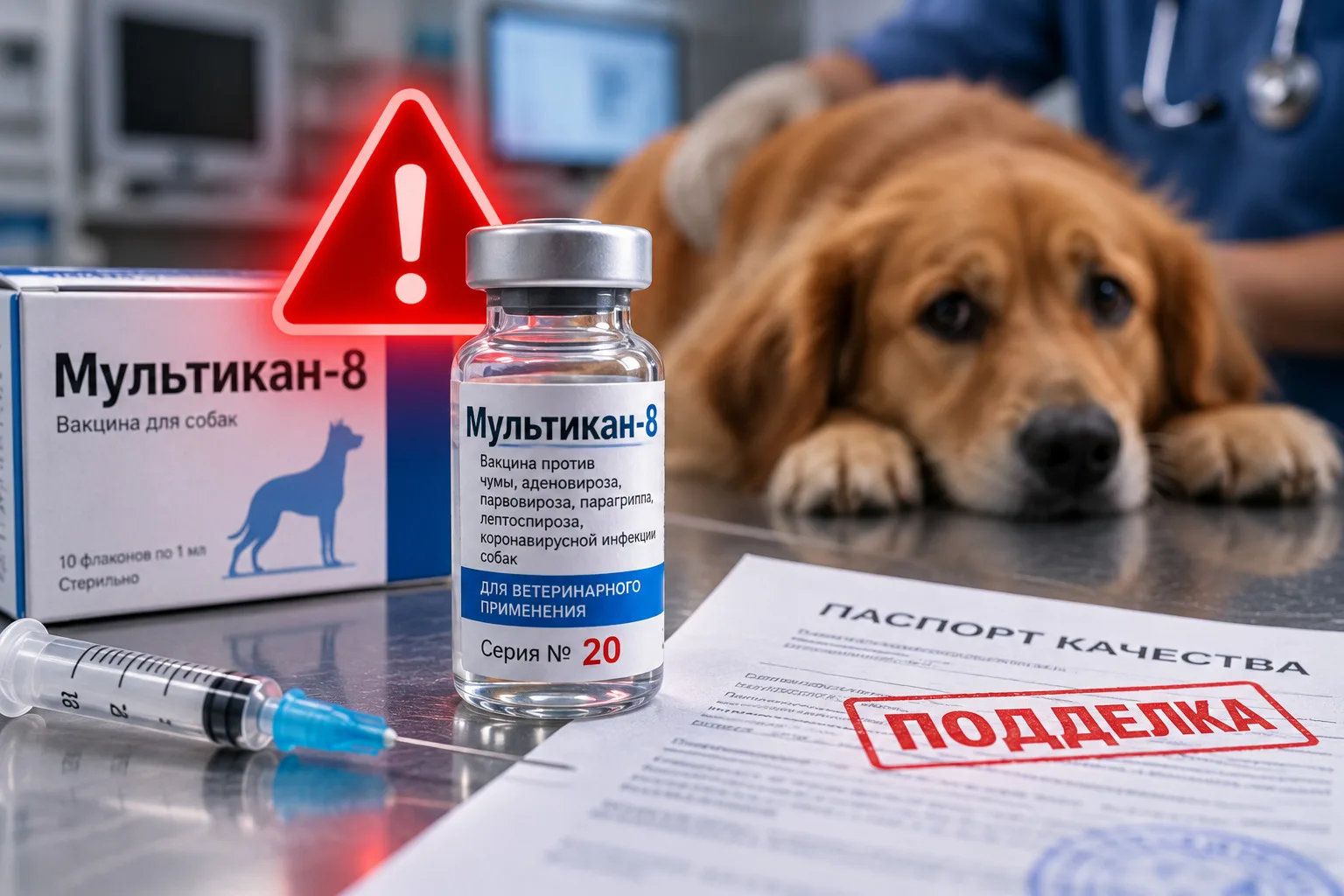 ⚠️ Сотни собак погибли после вакцинации «Мультикан-8» — возбуждено уголовное дело