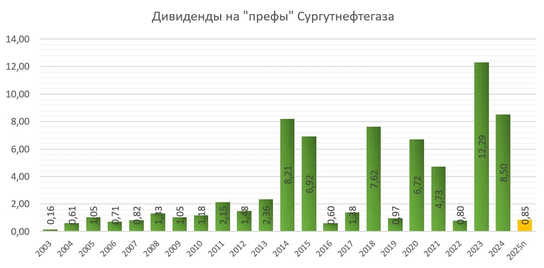 Совет директоров Сургутнефтегаза рекомендовал дивиденды за 2025 год 0.85 руб. на обыкно...