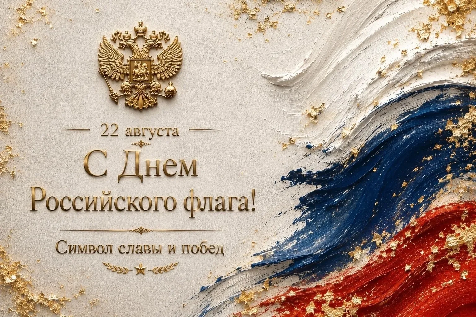 🇷🇺 Сегодня, 22 августа, Россия отмечает День Государственного флага!
