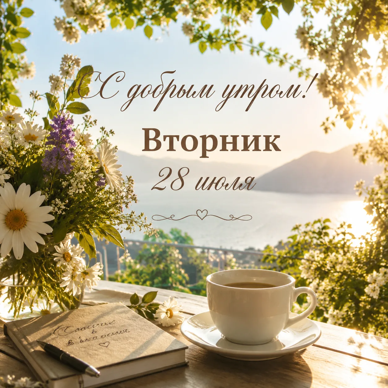 ☀️ Доброе утро, дорогие друзья! ☀️

Пусть этот день начнется с лучика солнца и тепла в сердце! 💖 Же