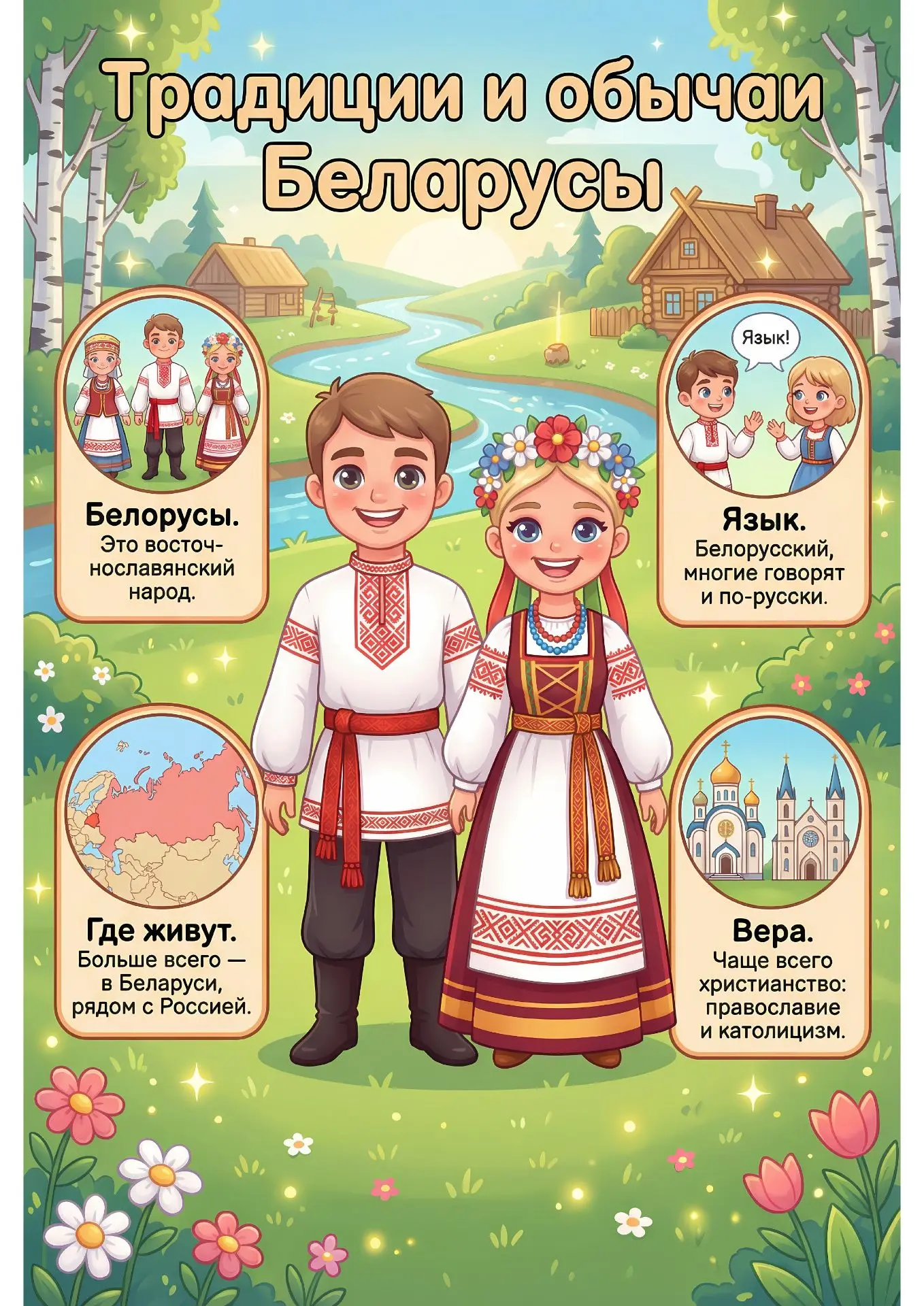 К году Единства народов России. 

Народы России - "Белорусы"

Часть 14.