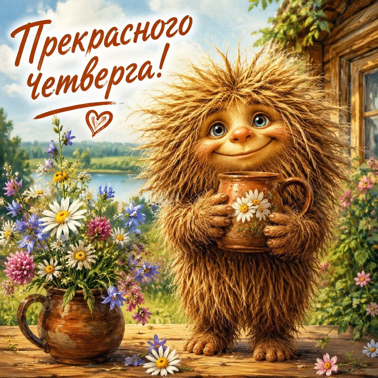 🌸 Прекрасного четверга!   Пусть этот день принесёт удачу, лёгкость в делах, хорошее настроение и как