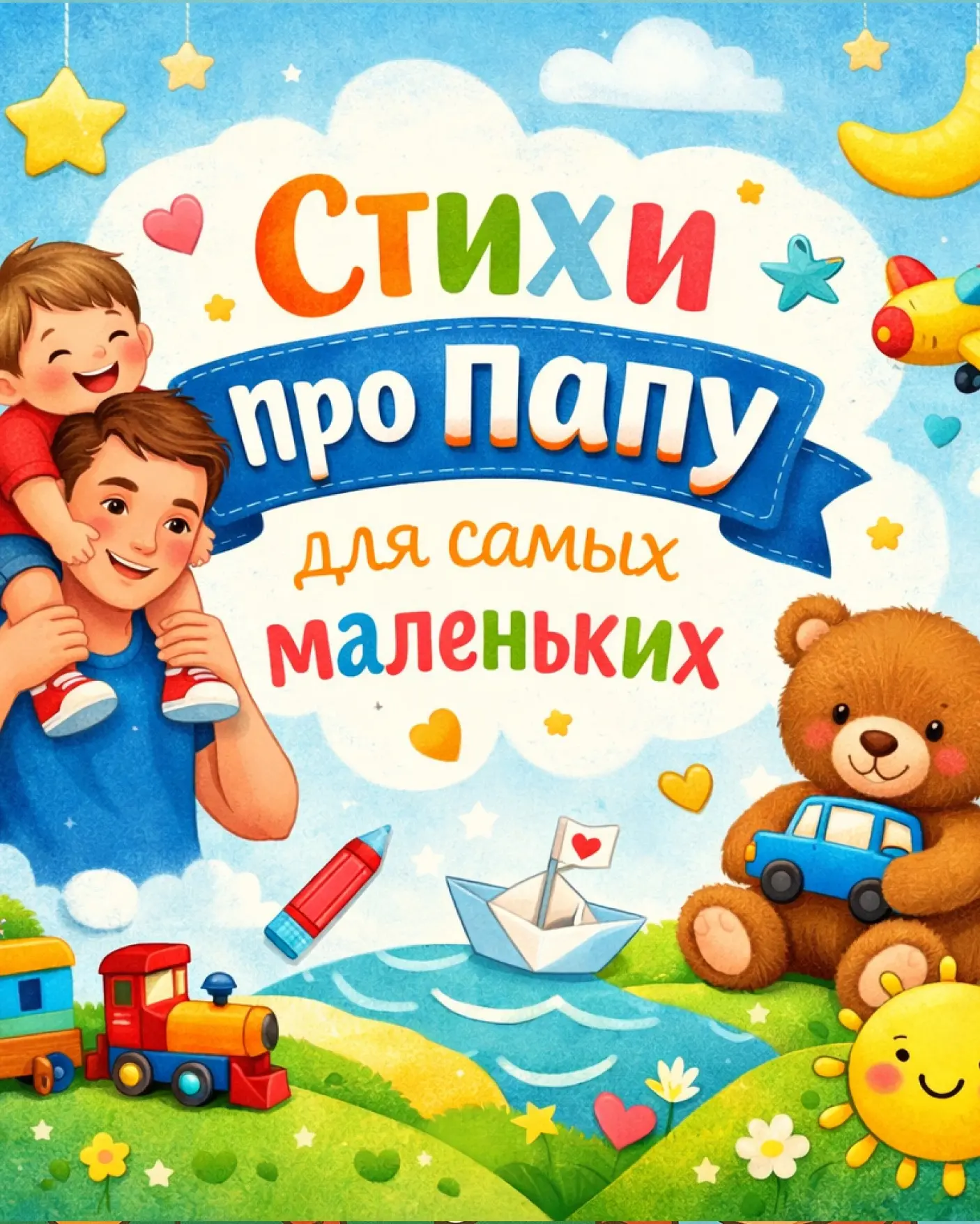 👔 Стихи про папу для самых маленьких  📅 Ровно через неделю мы будем поздравлять своих любимых мужчин