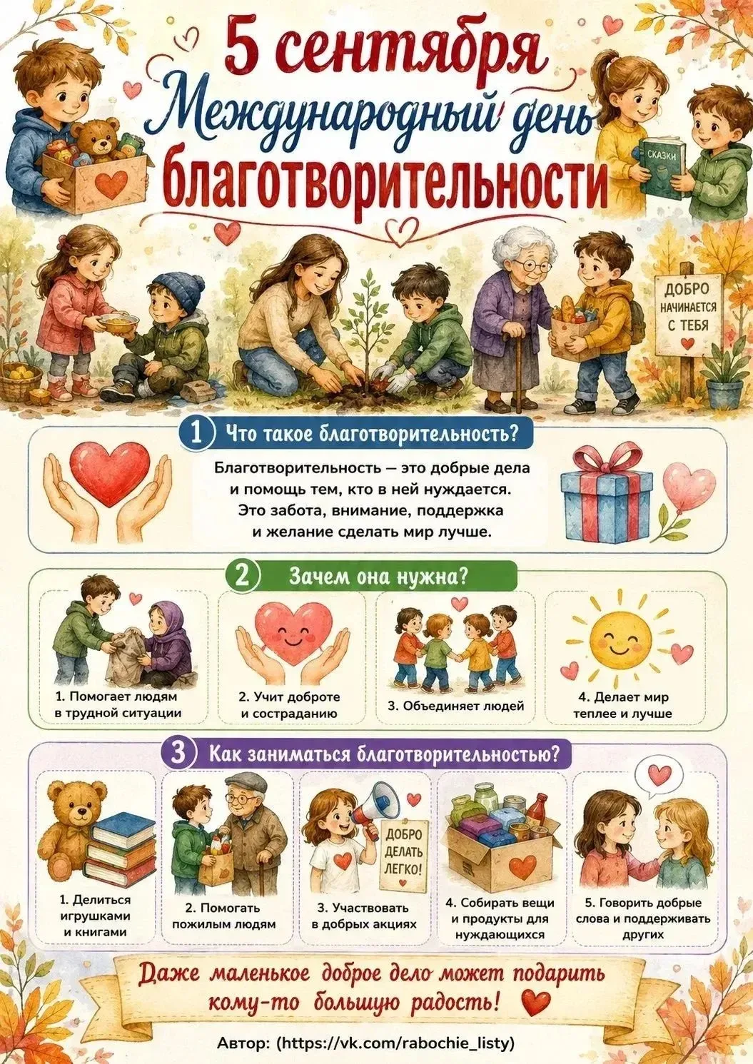 5 сентября мы отмечали Международный день благотворительности, но подготовка к нему нач...
