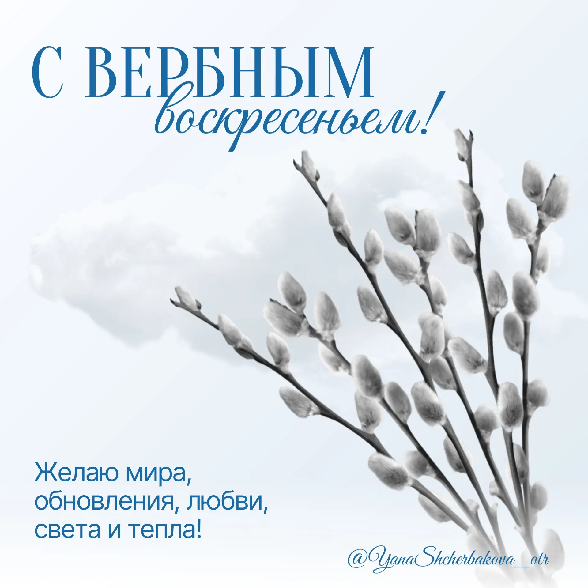 🌿 С Вербным воскресеньем, дорогие друзья!