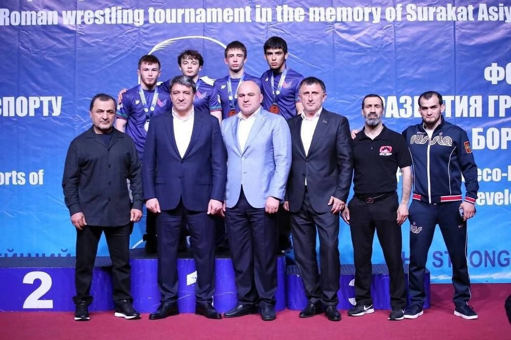 🤼 На прошедшем в Каспийске VII международном турнире по греко-римской борьбе среди юниоров до 20 лет