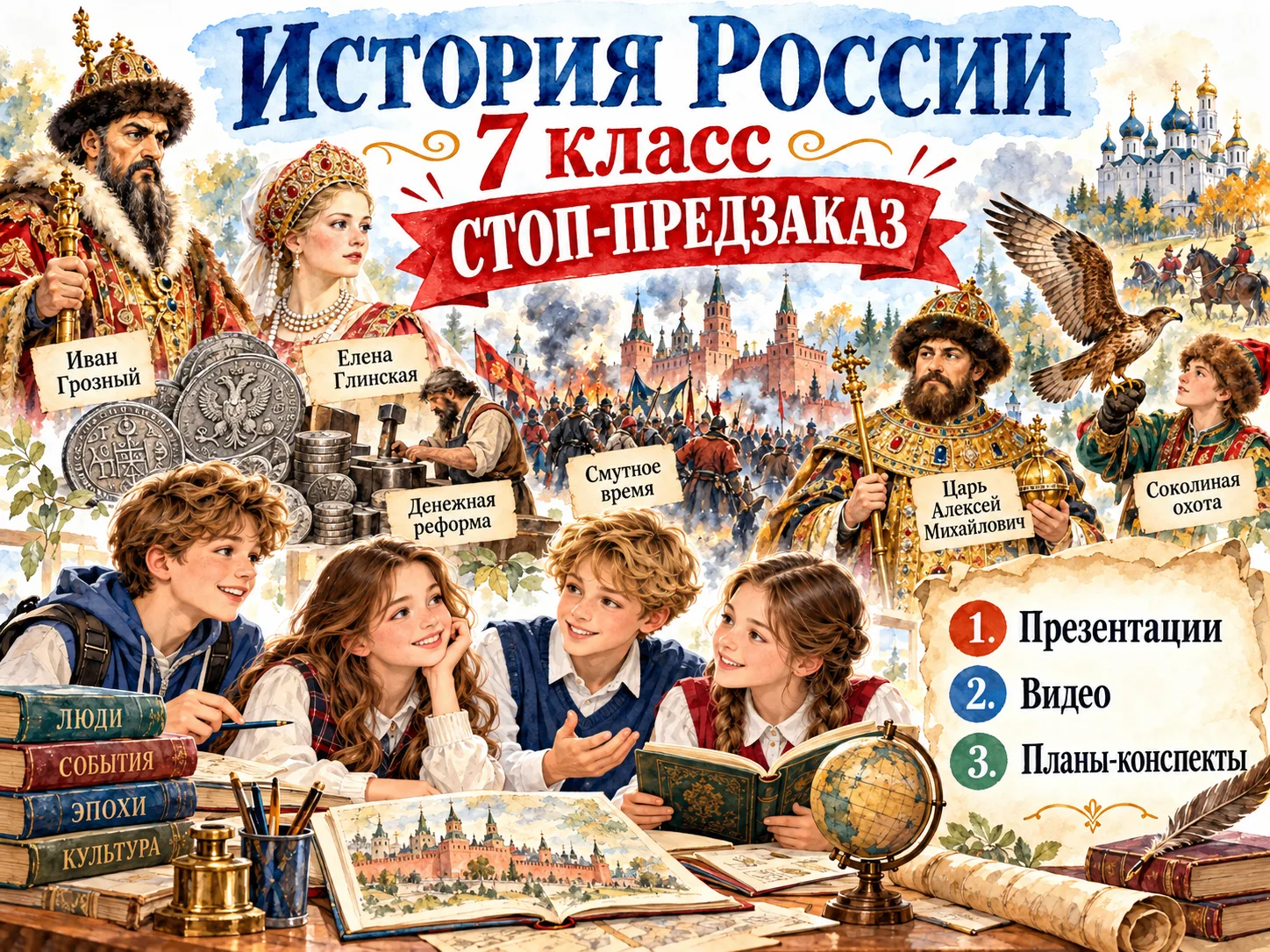 🛑 СТОП-ПРЕДЗАКАЗ! История России, 7 класс 🛑Друзья, предзаказ закрыт! Те, кто успел — ...