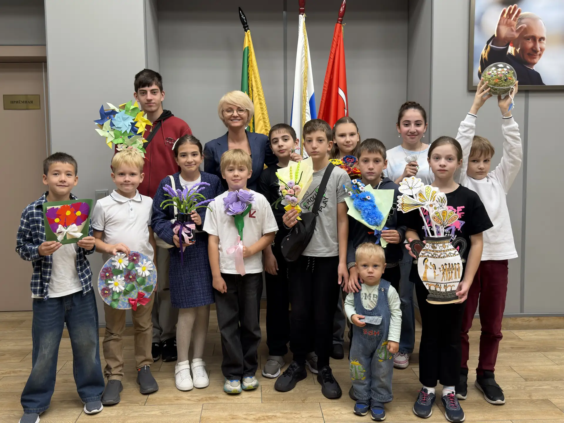 Поздравление победителей конкурса поделок «Букет любимому учителю» 💐