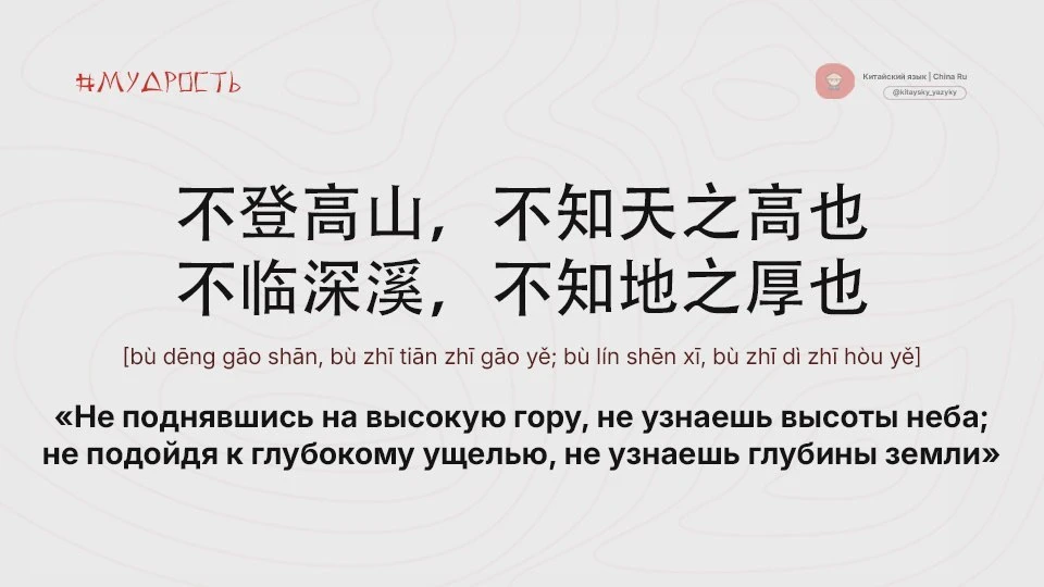 💭 Напоминание о важности любопытства: многие истины невозможно понять, пока не выйдешь за пределы п