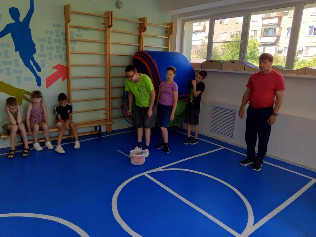 💙Детский спортивный клуб по бочча "Феникс. Занятие в пришкольном лагере ГКОУ "Волжская...