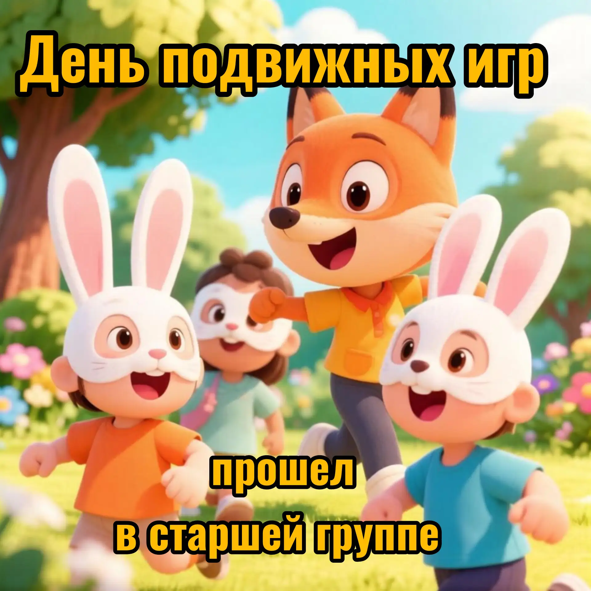 В старшей группе прошёл День подвижных игр! 🏃‍♂️