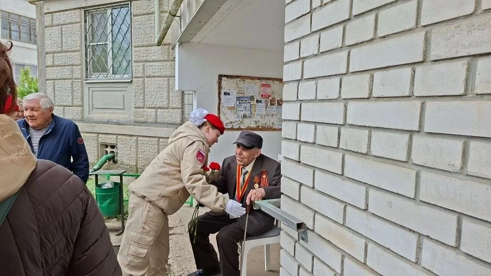✅В канун великого дня, Дня Победы, 8 мая, юнармейцы отряда " Ястреб" приняли участие в Параде Победы