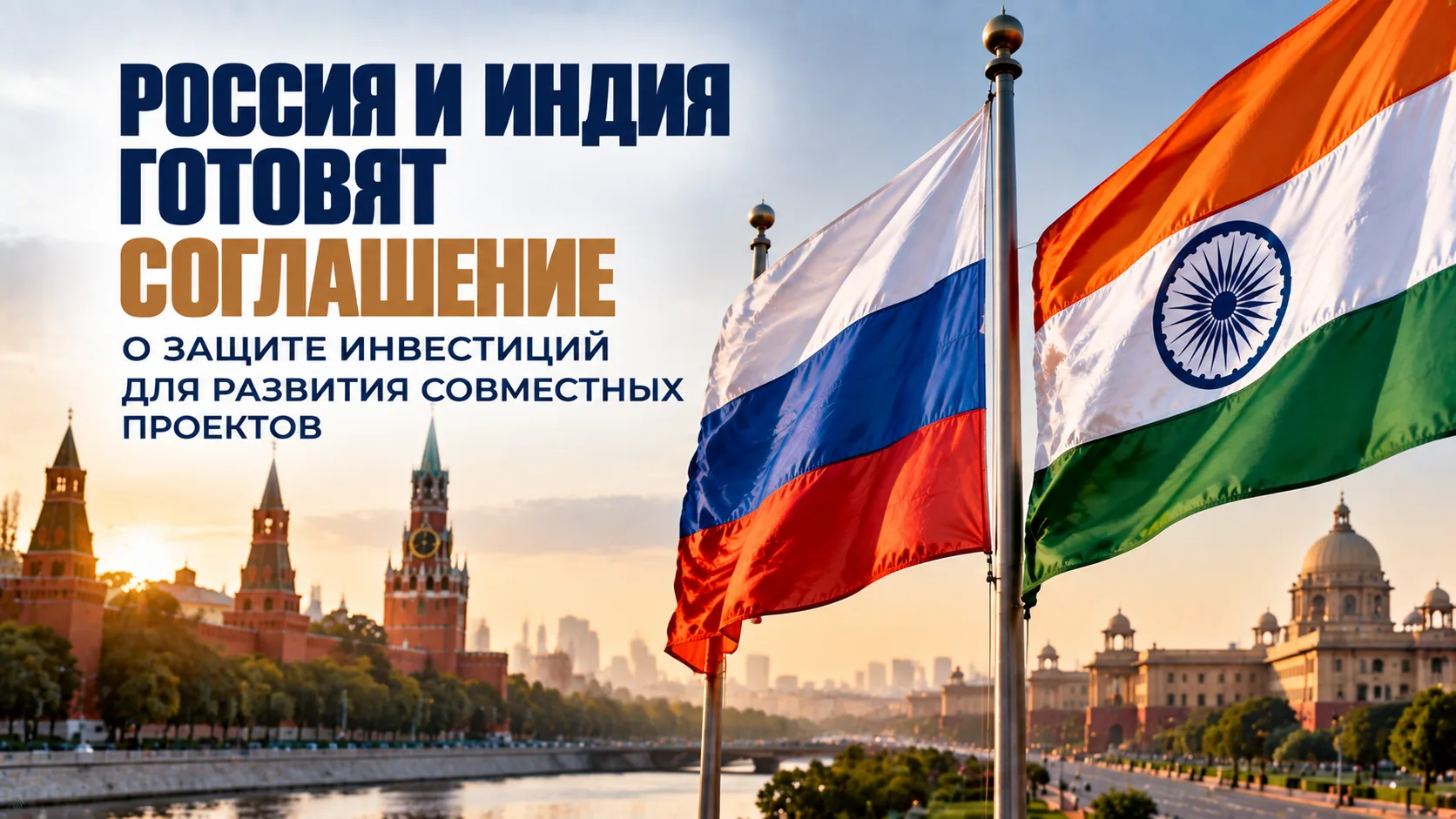 🇷🇺🇮🇳Россия и Индия готовят соглашение о защите инвестиций