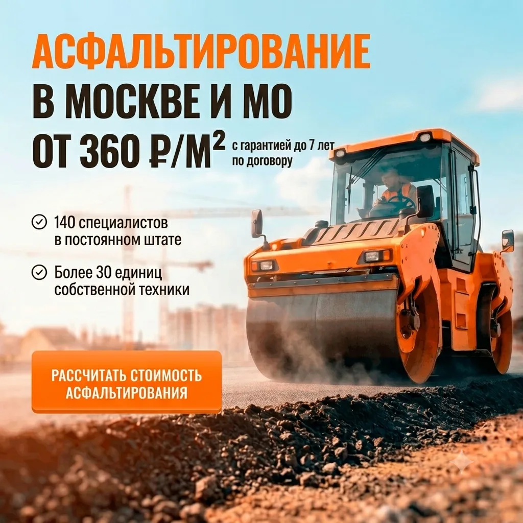 Завершаю настройку Яндекс.Директ для проекта: Асфальтирование в Москве. 

Также, моей студией был ра