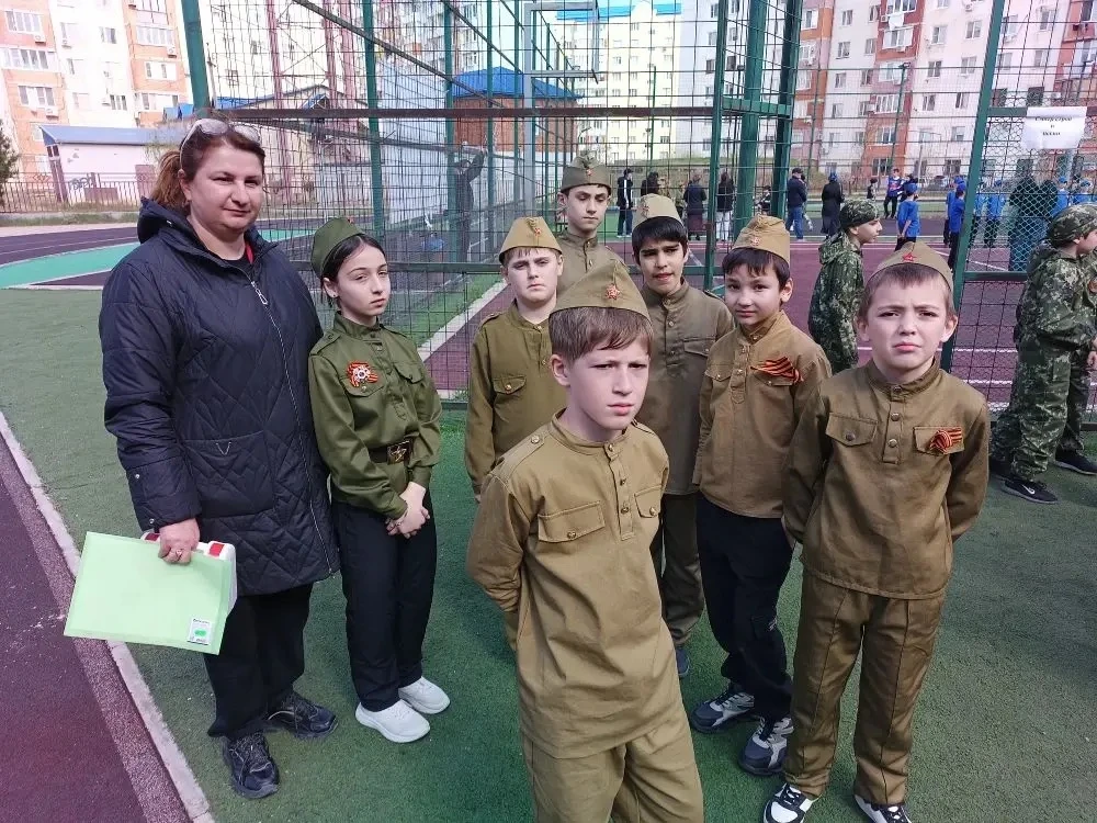 Учащиеся нашей школы (младшая категория) приняли участие в военно-патриотической игре «Зарница 2.0»,