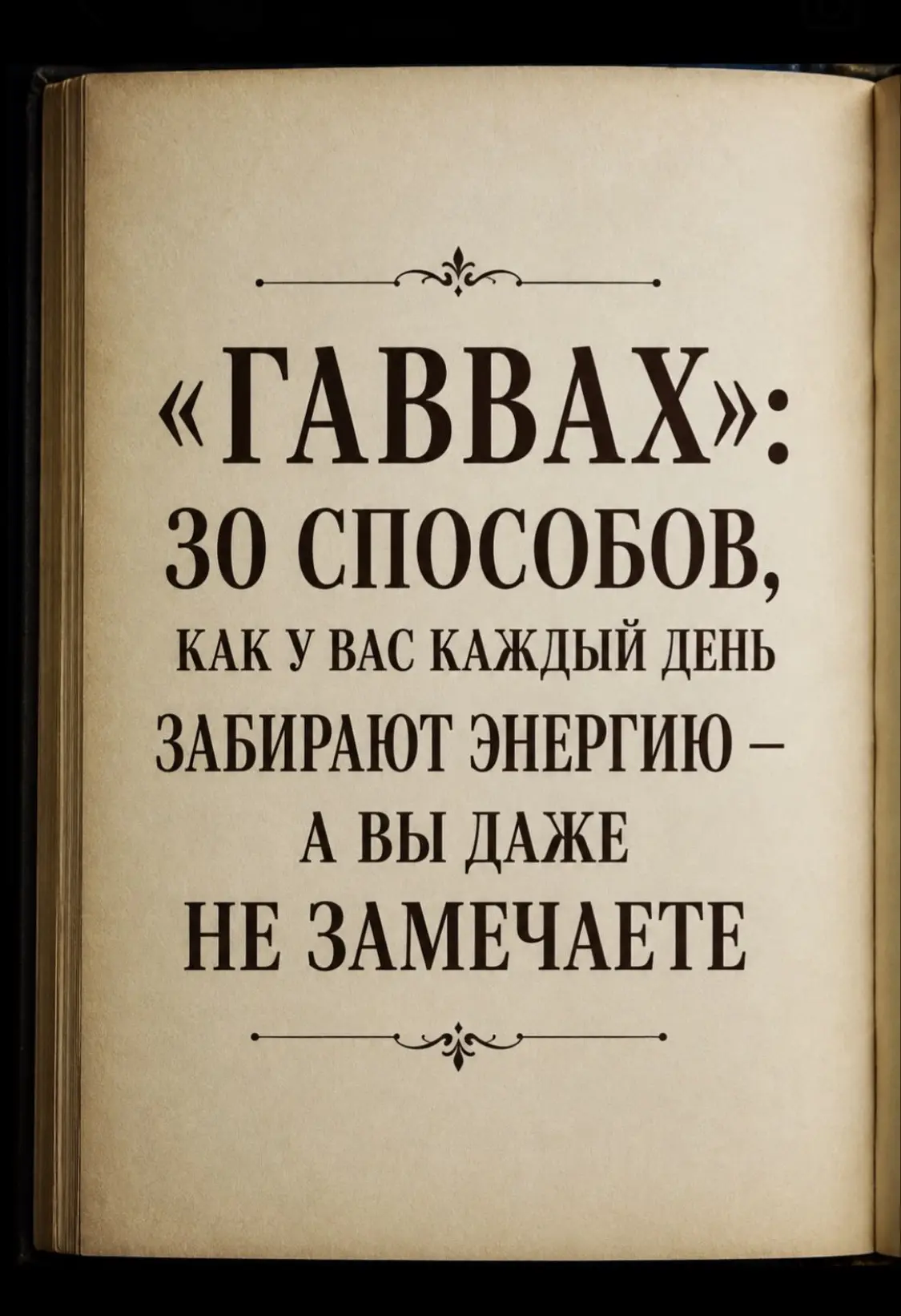 Берегите свою Энергию!