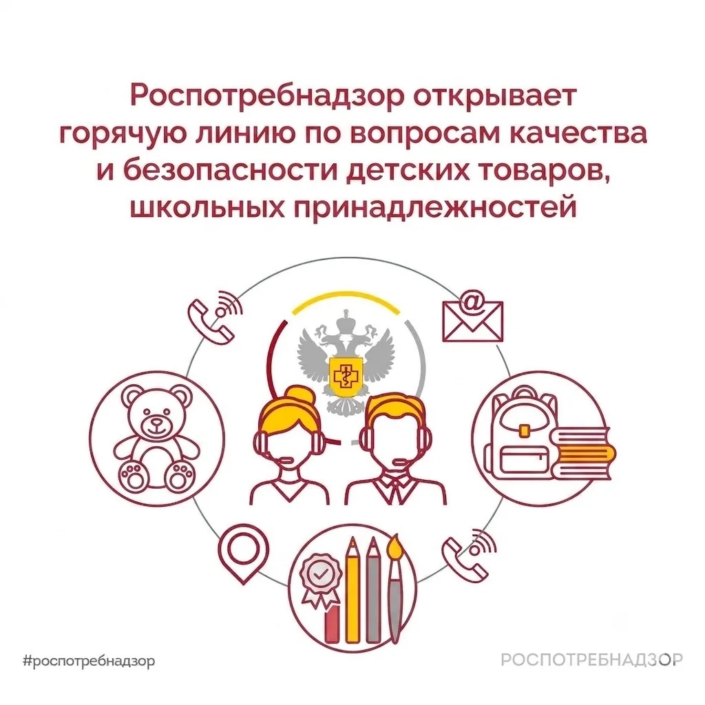 С 10 по 21 августа Роспотребнадзор проведет Всероссийскую горячую линию по вопросам кач...