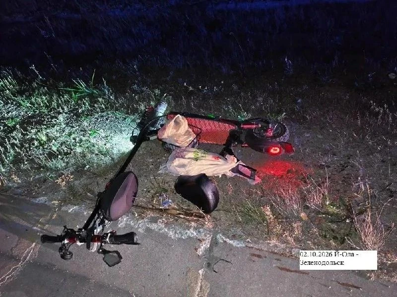 ❗️ В Медведевском районе 54-летняя женщина насмерть разбилась на электросамокате.